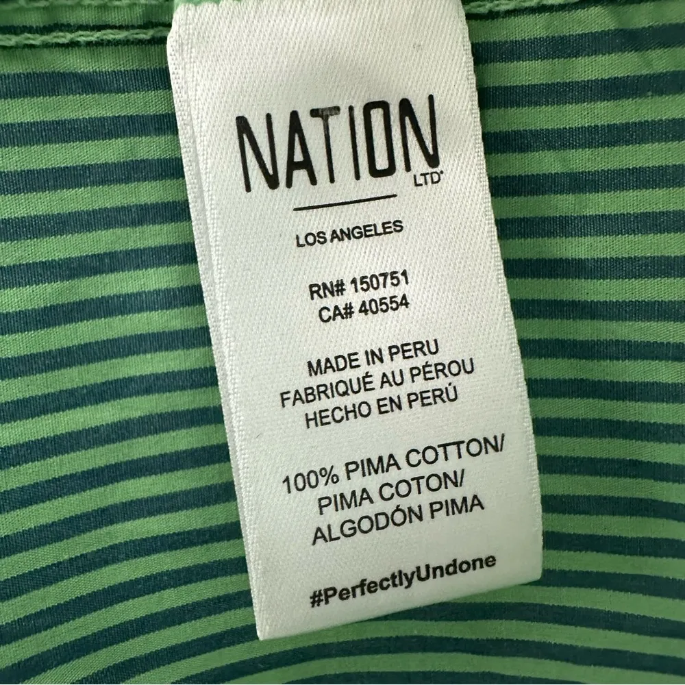 NATION LTD. Anthropologie Green Dustin Romantic Midi Dress Size Small - Image 12