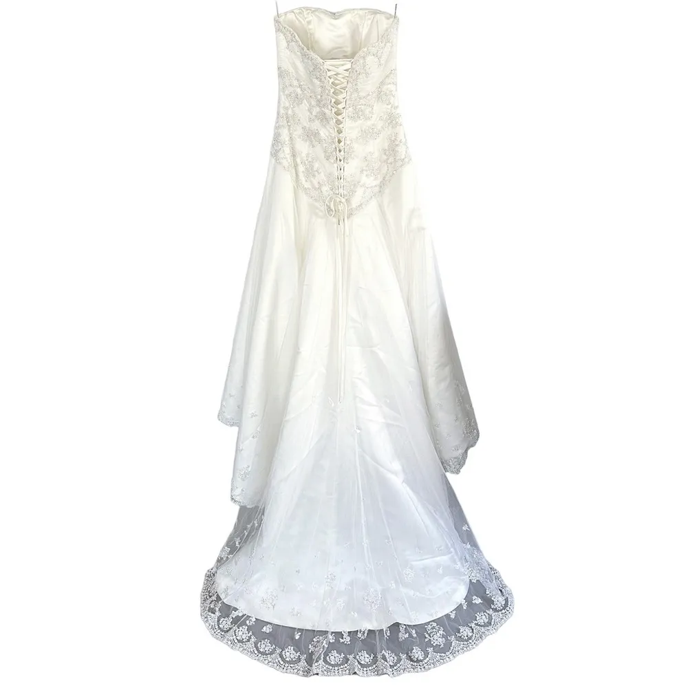 Maggie Sottero Couture Wedding Gown • Sz 12 White - Image 8
