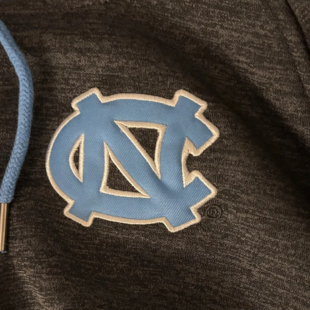 Campus Heritage Carolina Tarheel Charcoal and Blue Women's Zip - Image 8