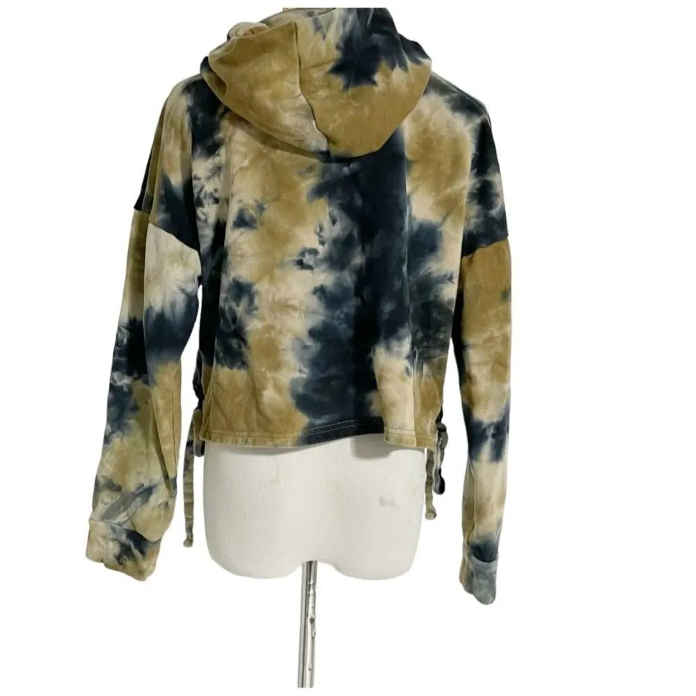 Blank NYC Small Crop Top Hoodie Sweater Tie Dye Acid Wash - Image 6