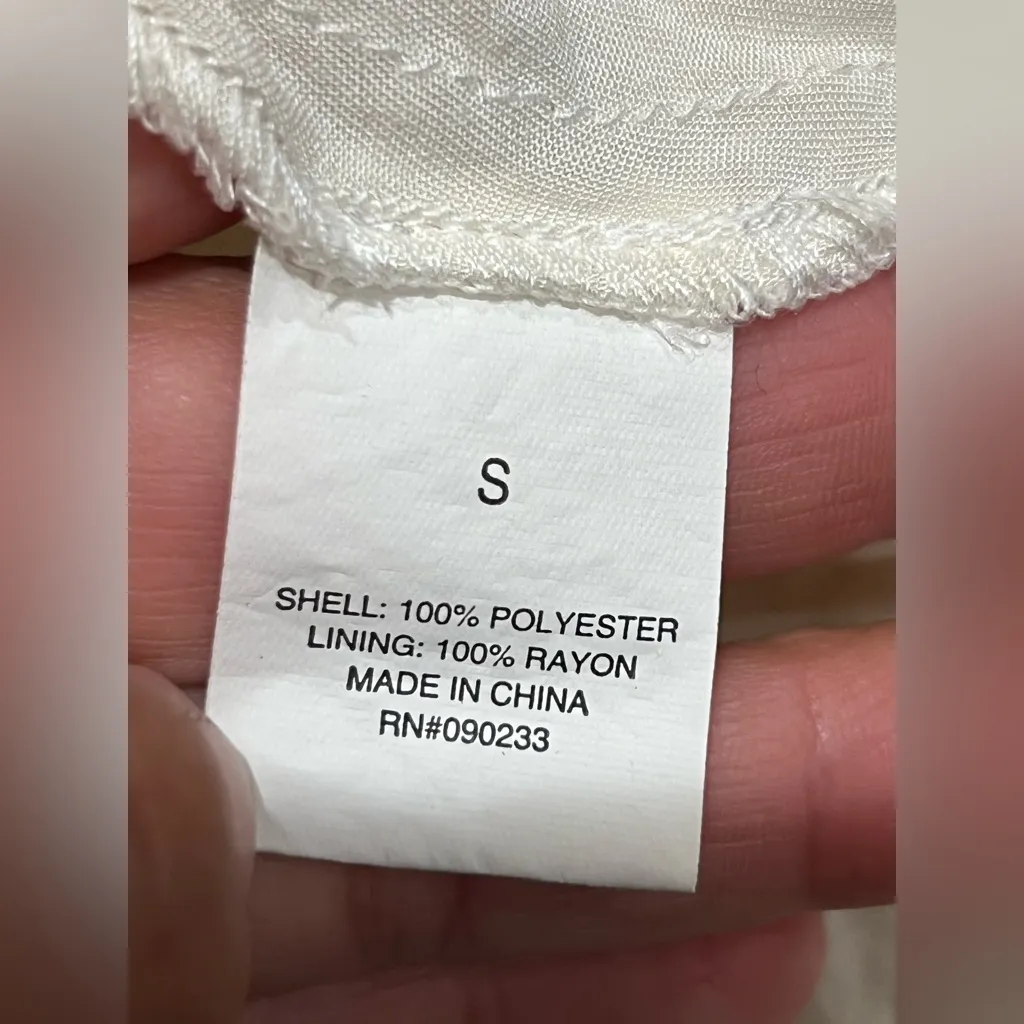 Kendall & Kylie Women’ Lace Strappy Dress Ivory size S - Image 8