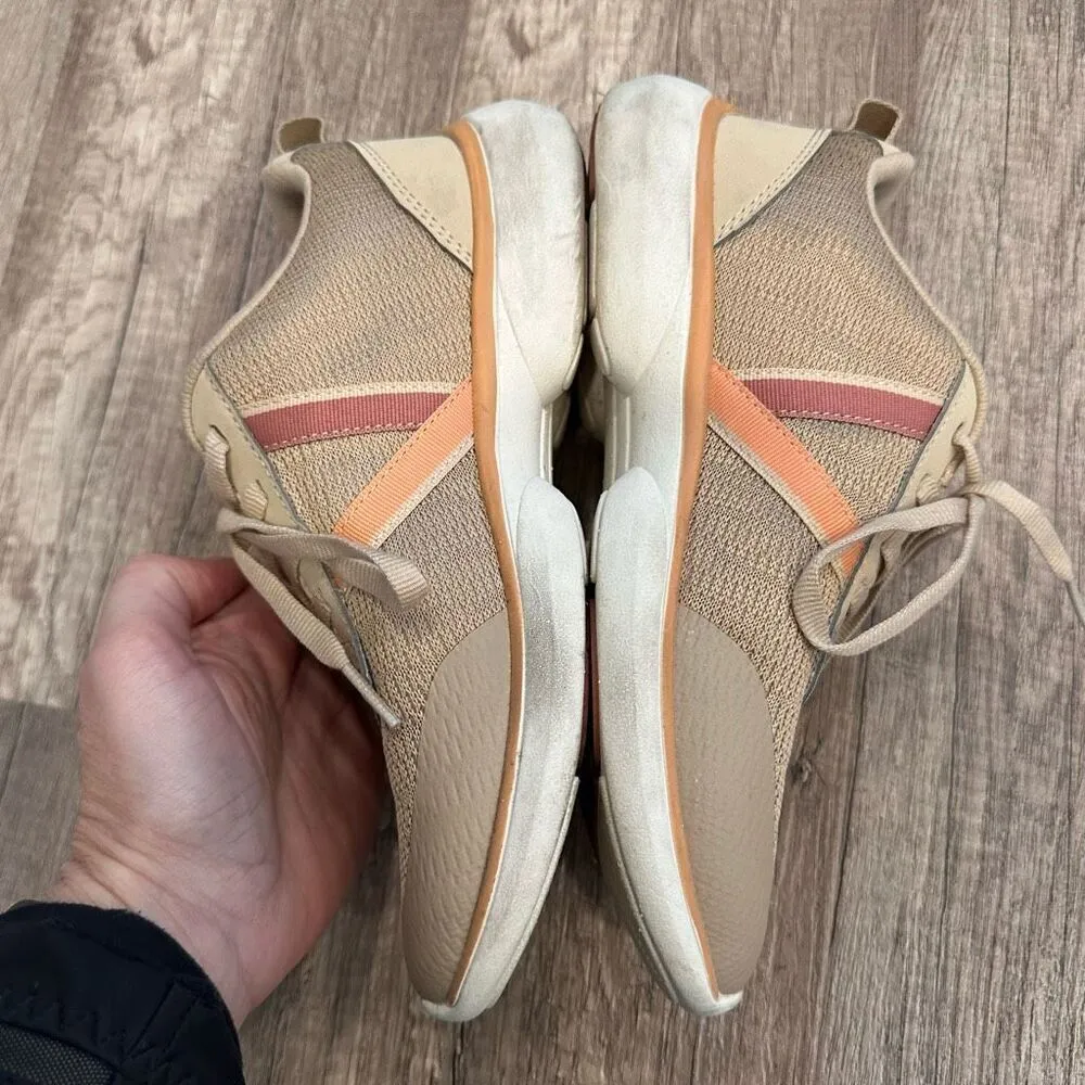 Vionic Shoes Womens Vortex Jolisa Lace Up Knit Athletic Sneakers Semolina Size 6 - Image 2