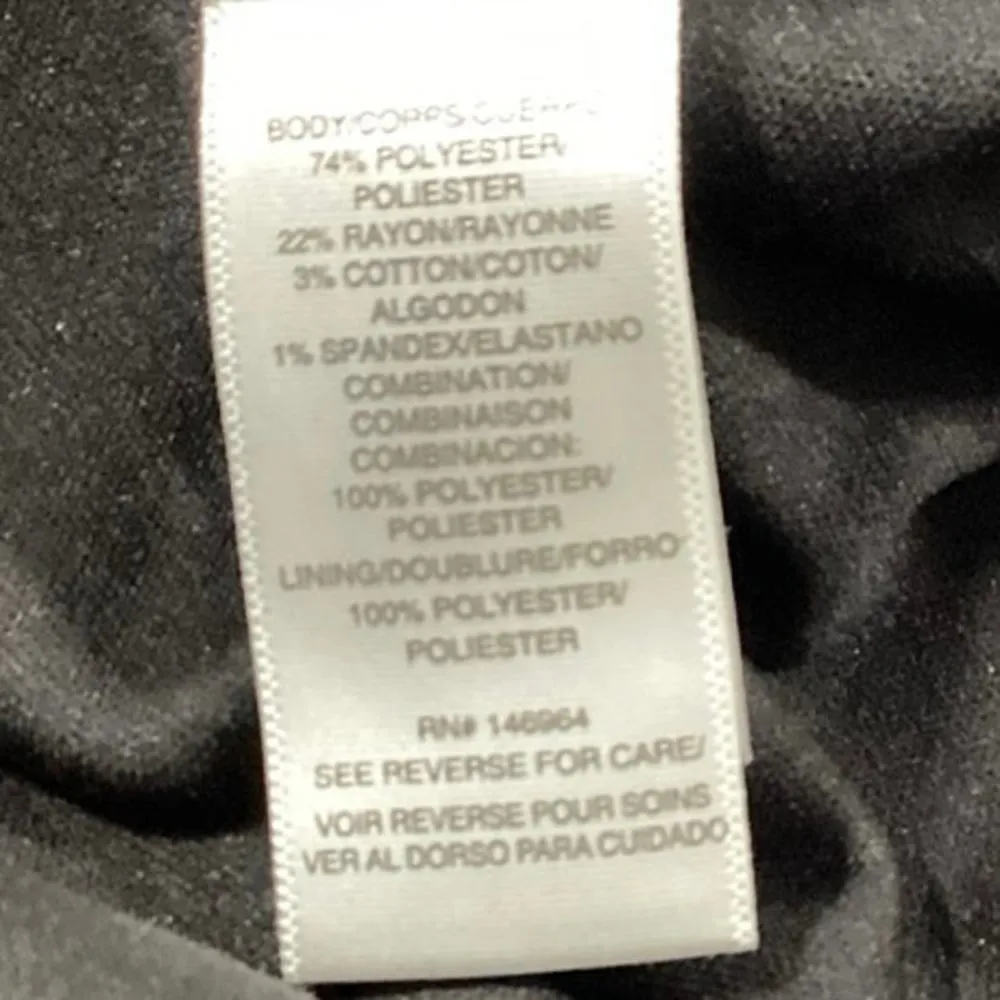 Julia Jordan Black Multicolor Tweed Bow Tie Pinafore Sleeves Mini Shirt Dress 8 - Image 8