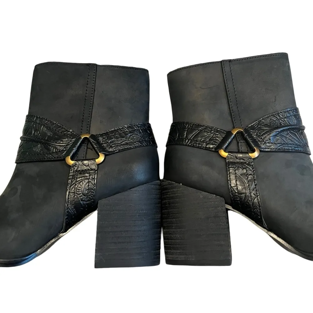 NWOT, Vionic Carnelia Ankle Boots - Black - Water Repellant Leather, Sz 7 - Image 12