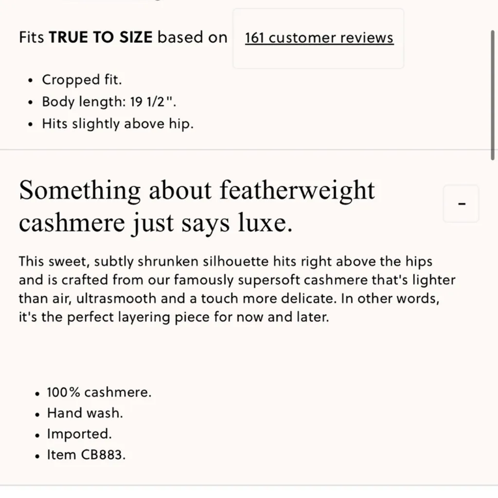 J.Crew Featherweight cashmere-blend cropped sweater shell - Image 2