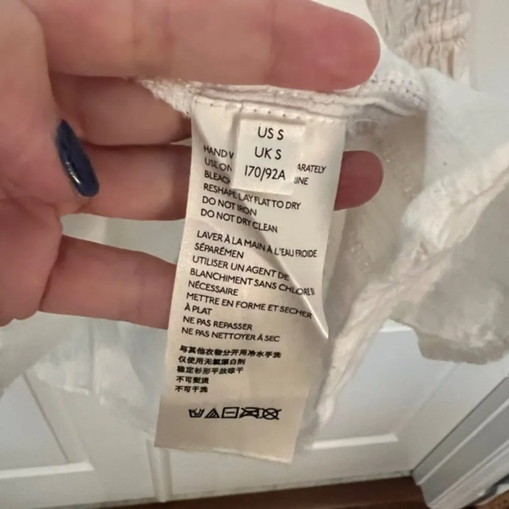 FREE PEOPLE S Obi Mila Ivory Smocked Tunic Top - Image 9