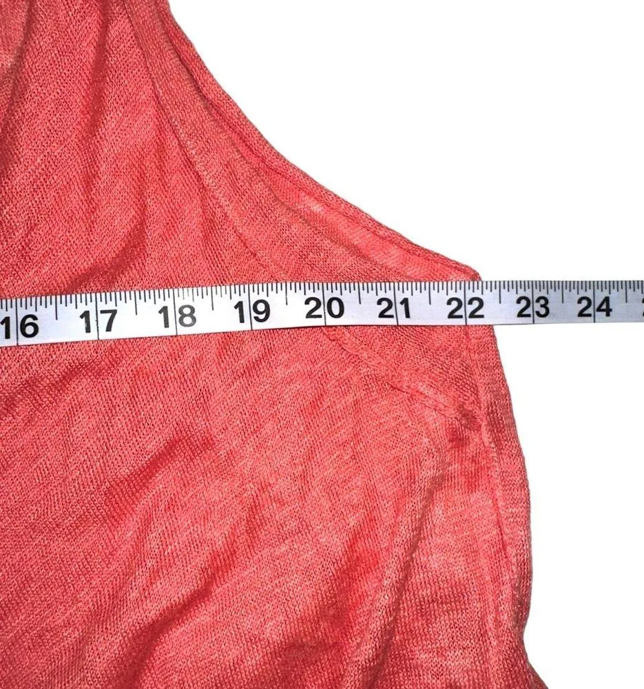 Enza Costa Linen Sleeveless Hi Low Top XS - Image 5