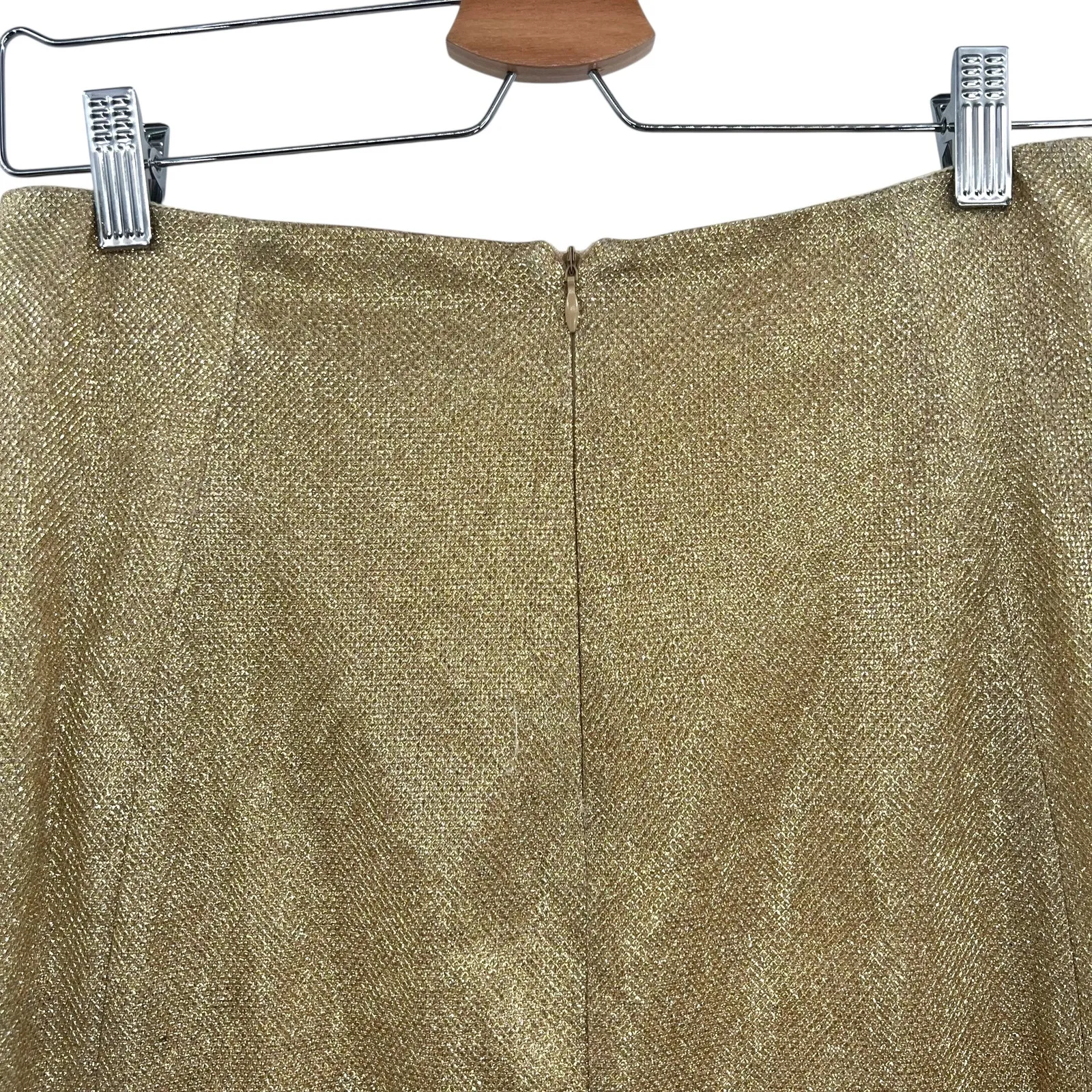 Babyboo‎ Fashion Patrice Skirt Mini Gold Glitter Size Large - Image 6