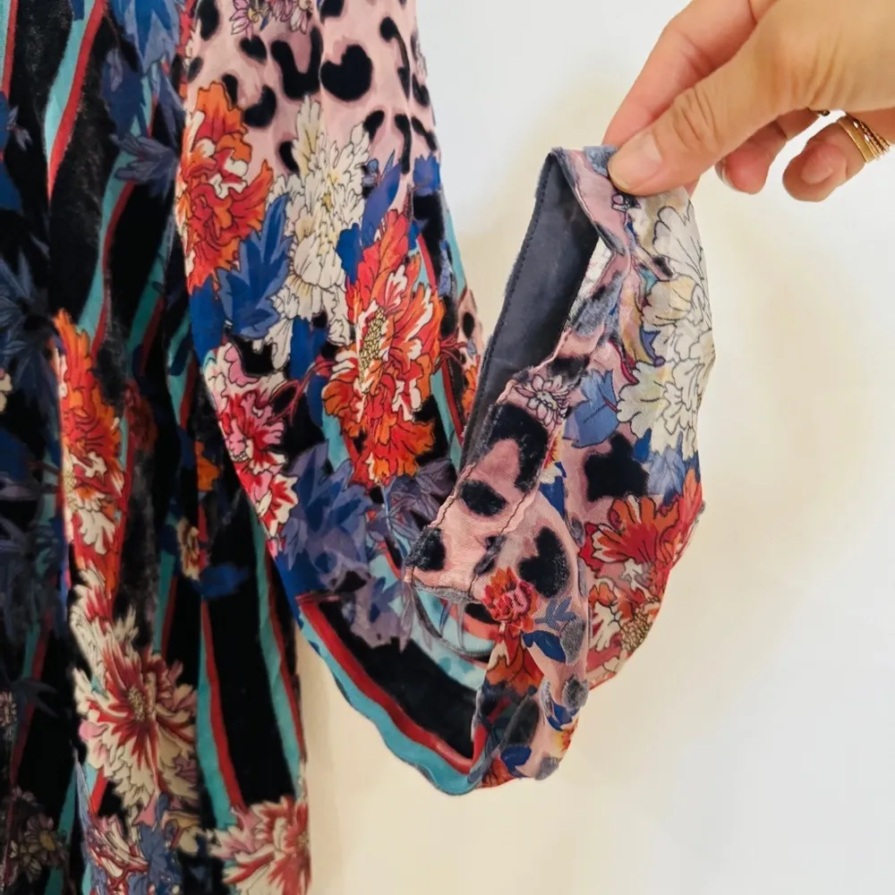 Johnny Was silk blend tunic blouse NEW - Image 6