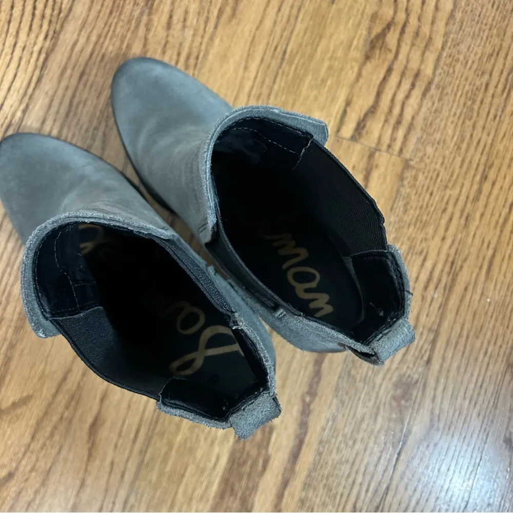 Sam Edelman | “Hanley” Chelsea Suede Heeled Ankle Boots - Image 10