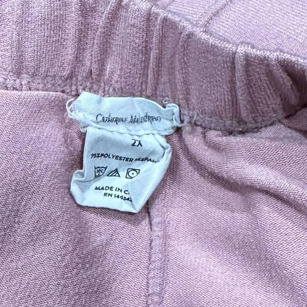 Catherine Malandrino Pink Lounge Comfy Sleep Pajama Shorts Women’s 2XL XXL - Image 2