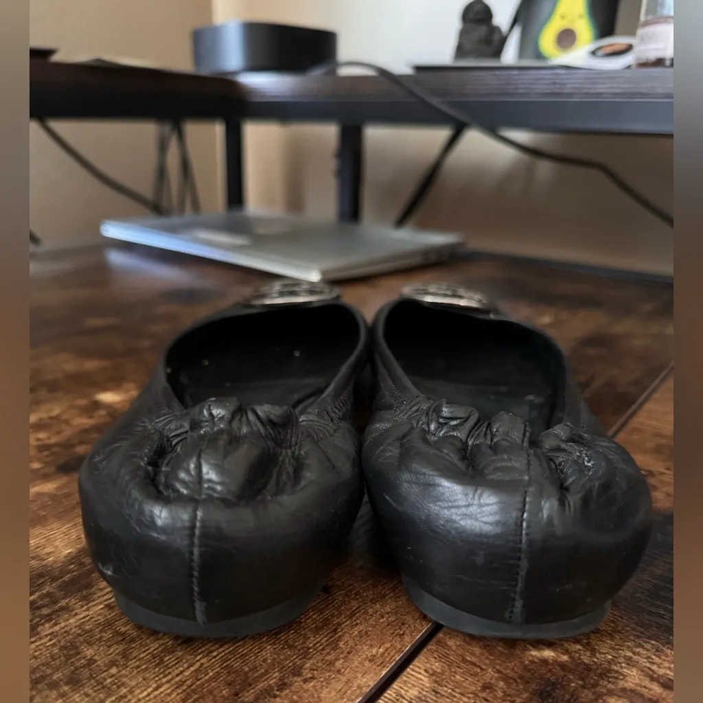 Tory Burch Claire Black Ballet Flats size 9 - Image 6