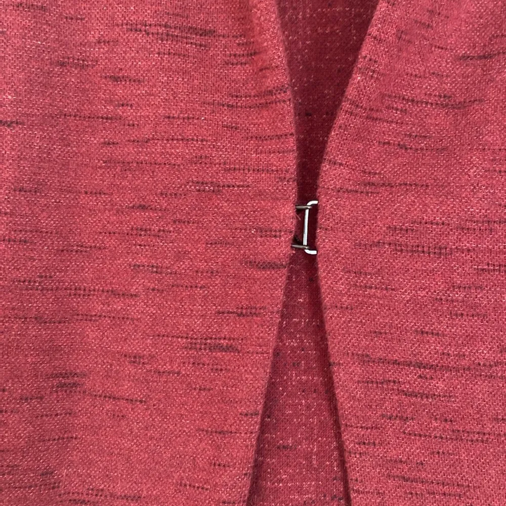 Nic+Zoe Color Block Me Jacket Size Large Soft Blazer Colorblock Heathered Maroon - Image 6