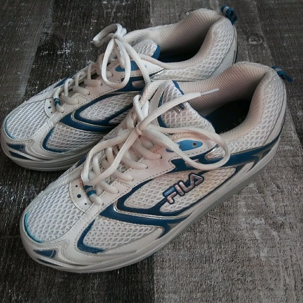 FILA FilaFit Womens 10 Med Walking Sneaker Shoes - Image 5
