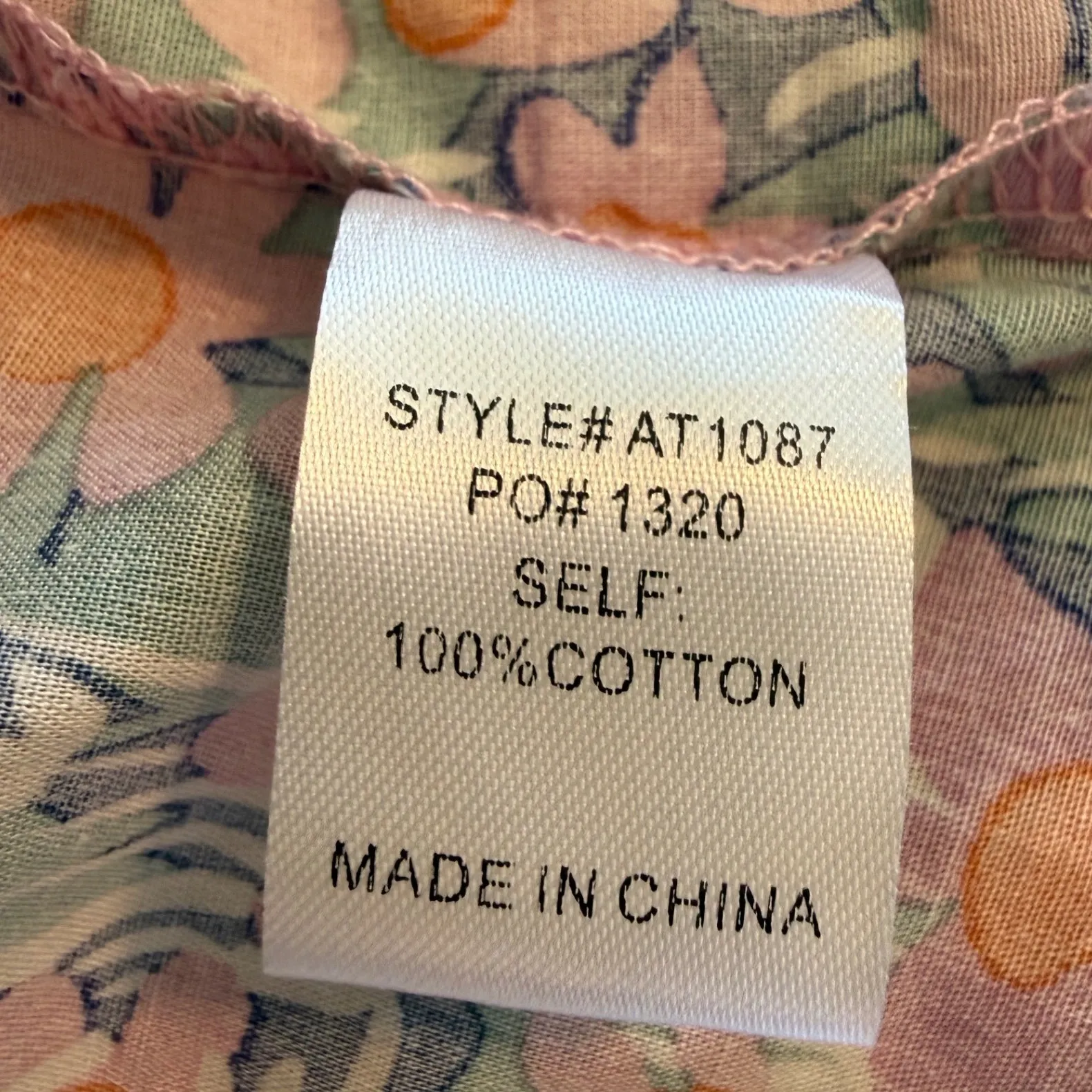 ANNIEWEAR Los Angeles Floral Smocked Puff Sleeve Peplum Blouse Size S Pink - Image 5