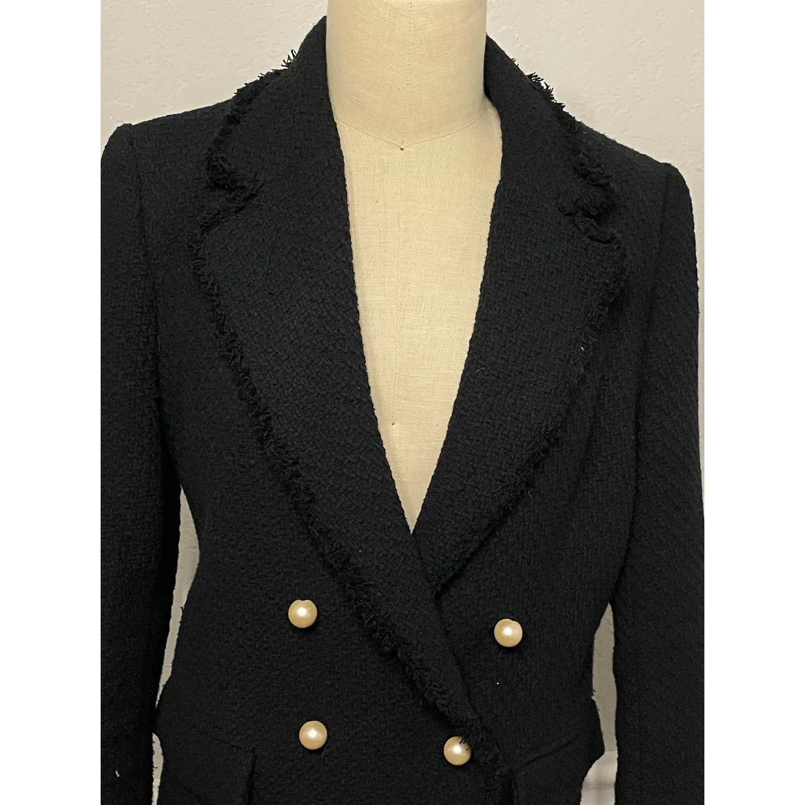 MNG Mango Black Tweed Pearl - Image 6