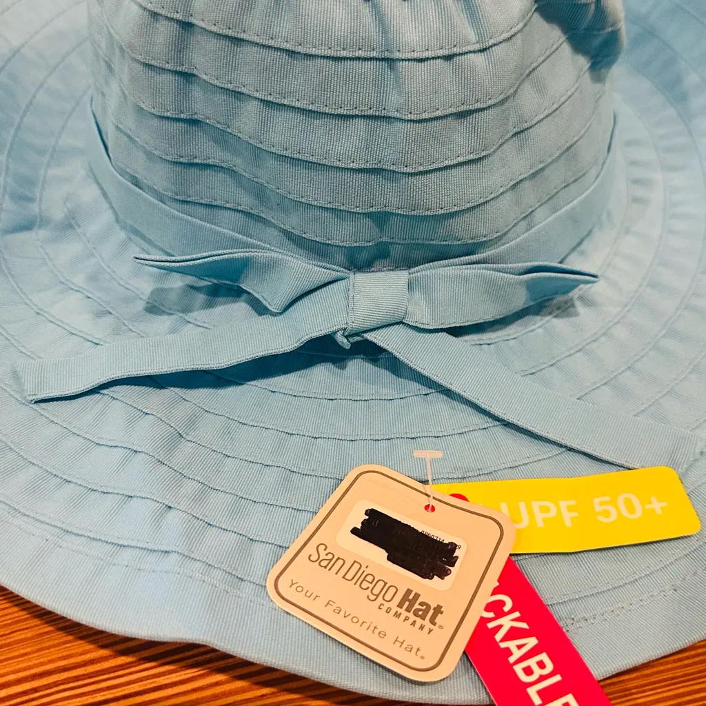 San Diego Hat Company Light Blue Sun Hat - Image 2