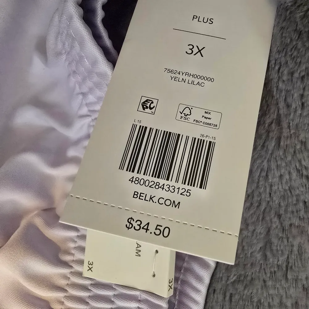 Lilac Plus Size Skirt - Image 2