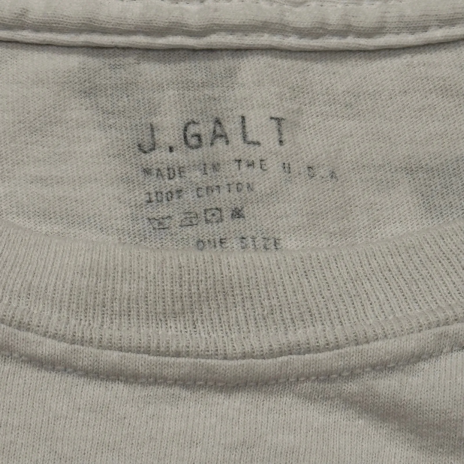 J Galt Cropped T Shirt Graphic Motor Show Car Print Women One Size White - Image 7