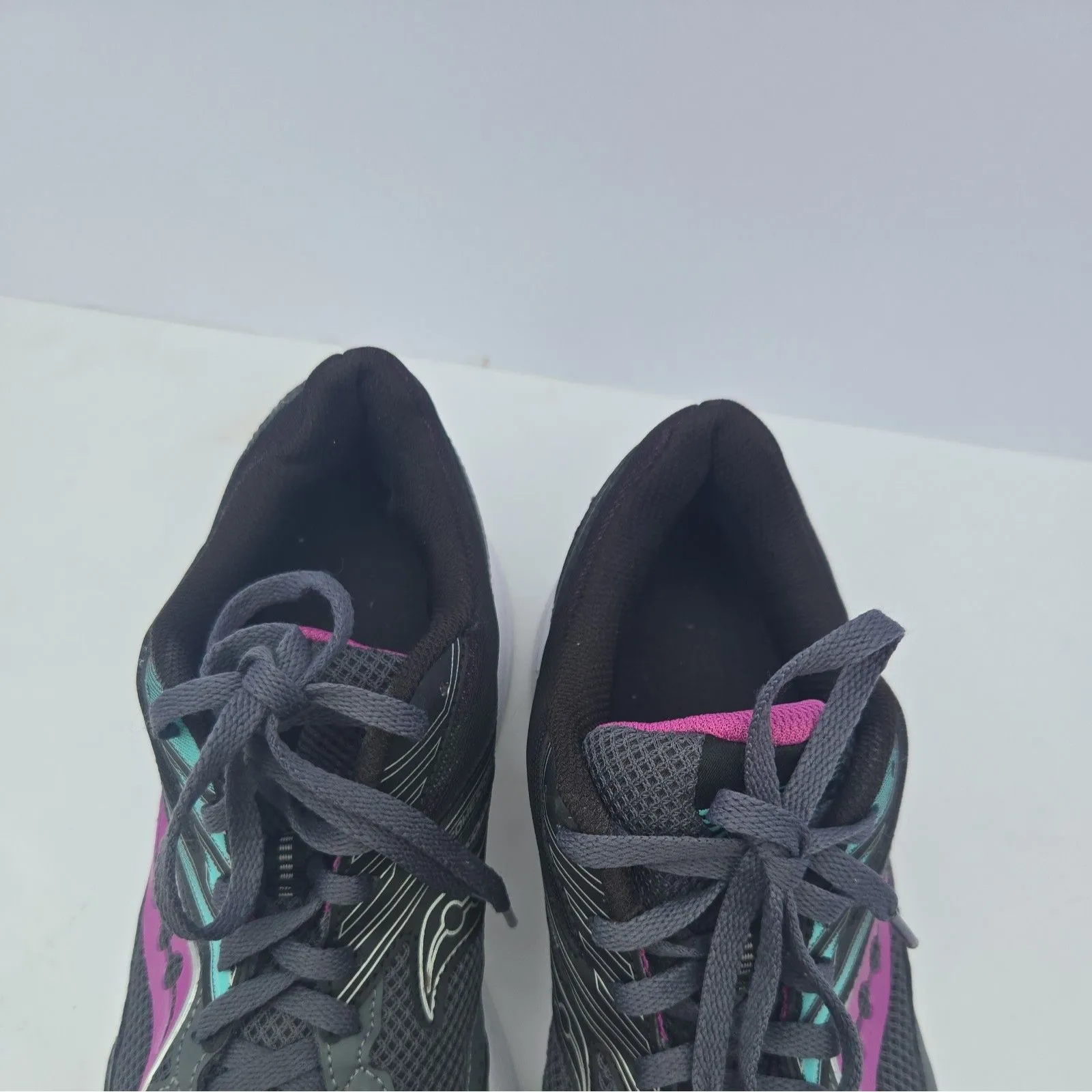 Saucony Womens Cohesion Gray Running Shoes Sneakers Size 11w - Image 10