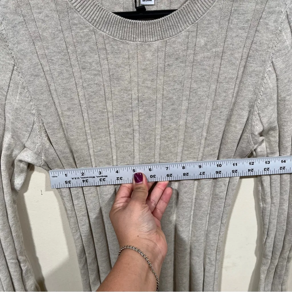 NWT Allison New York FRANCESCA DRESS size large cotton long sleeve long dress - Image 8