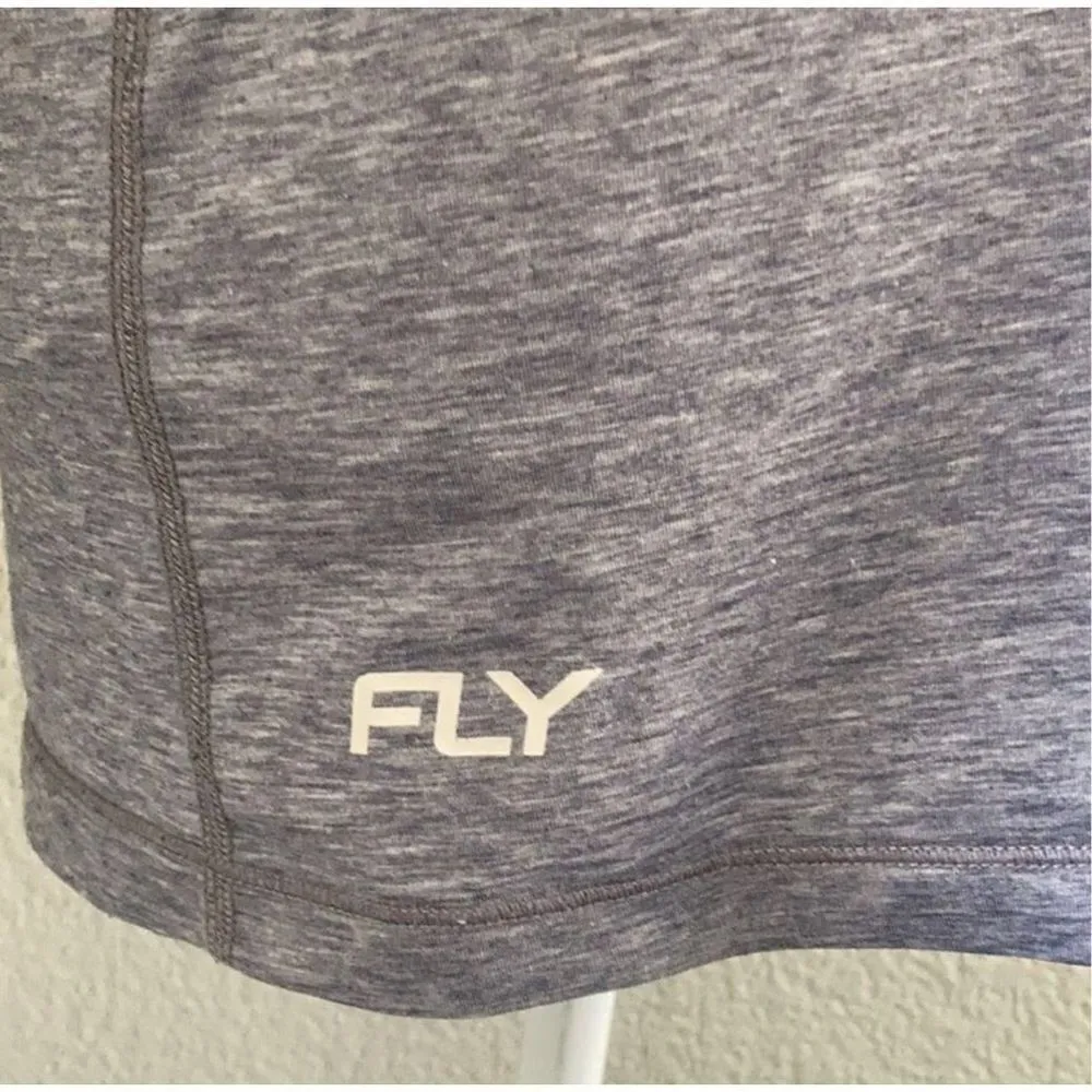 Fly Wheel “Never Coast” Racerback Tank Size Medium Blue - Image 6