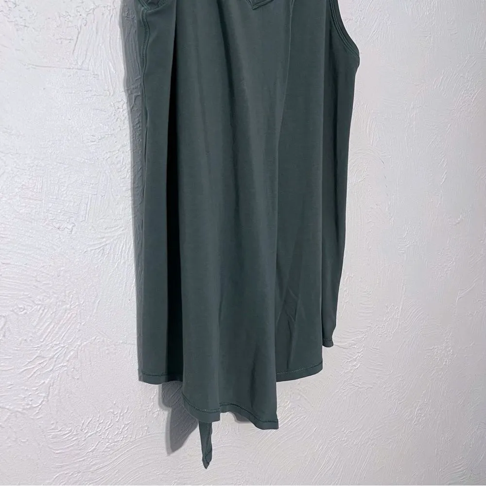 LULULEMON- Knot A Problem Tank Graphite Green Athletic Training Workout Top SZ 6 - Image 6