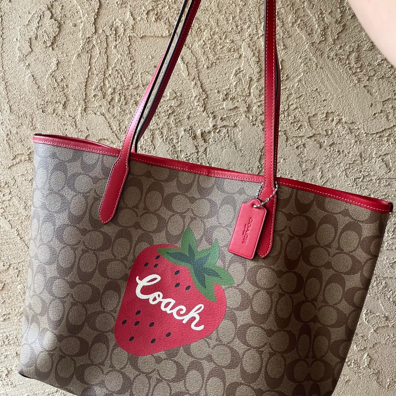 Strawberry Print Purse - Image 2