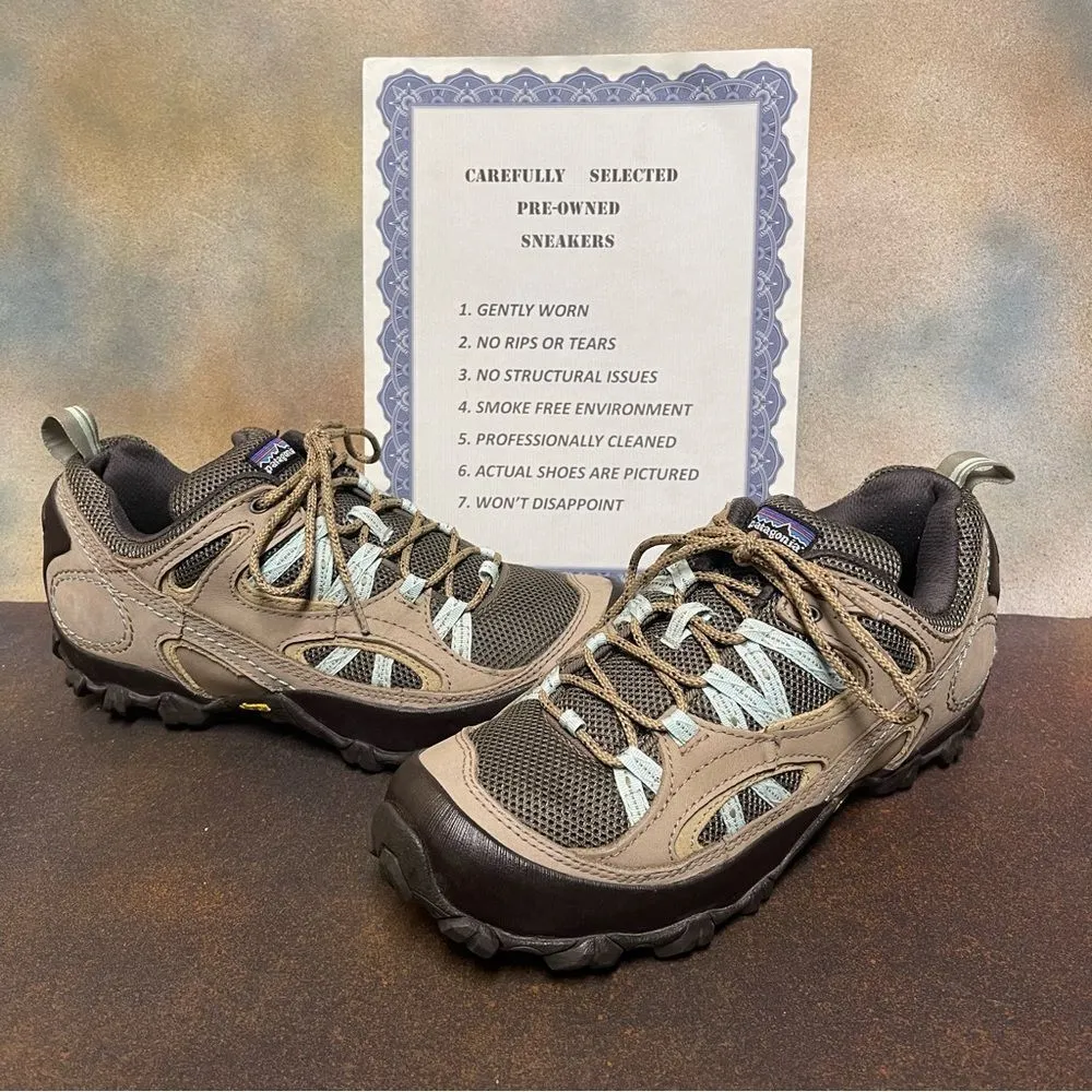 Patagonia  Low Top Hiking Shoes T81334 LLama/Aluminum Women's Size 8M - Image 2