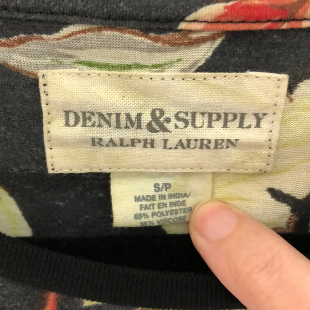 Denim&Supply Palm Leaves and Cheetah Print Top Small - Image 3