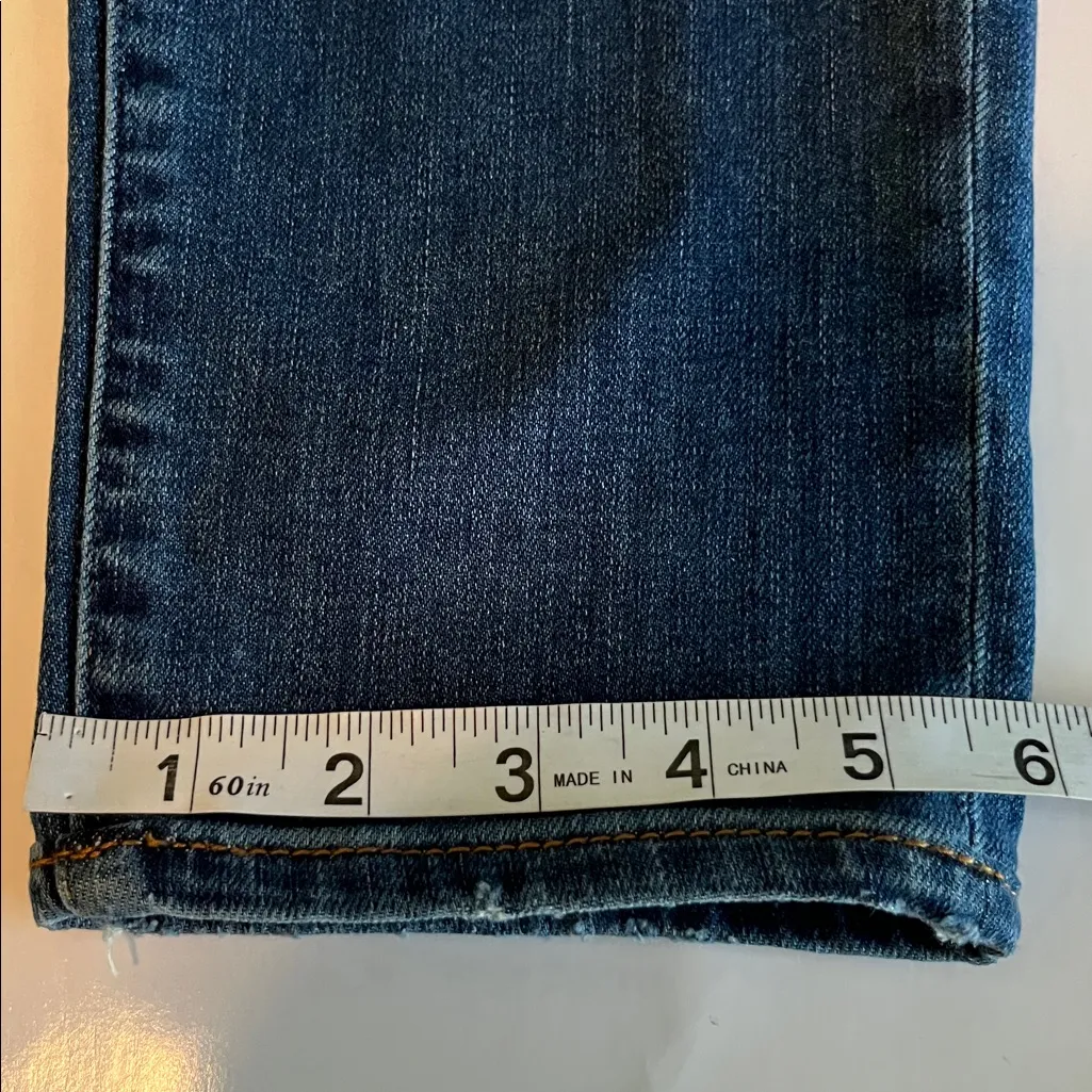 Frame Denim Le Garçon Straight Leg Mid Rise Size 27 - Image 8