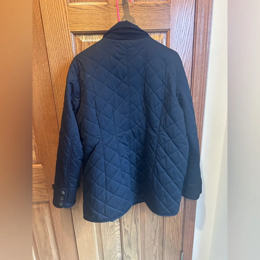 Bagatelle Size XL Quilted Diamond Barn Coat Chore Jacket Black - Image 4