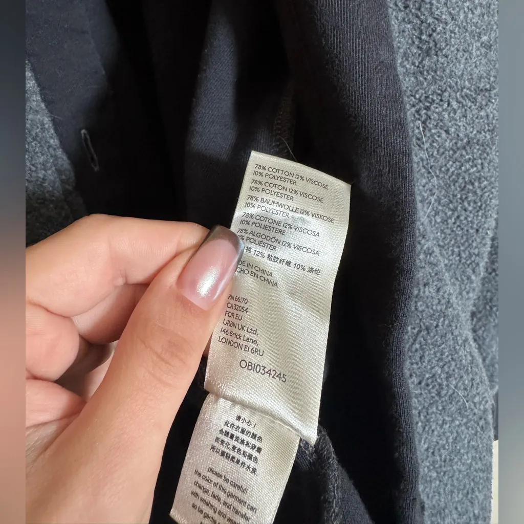 Free People  Ruby Jacket Sz XS in washed black oversized - Image 6