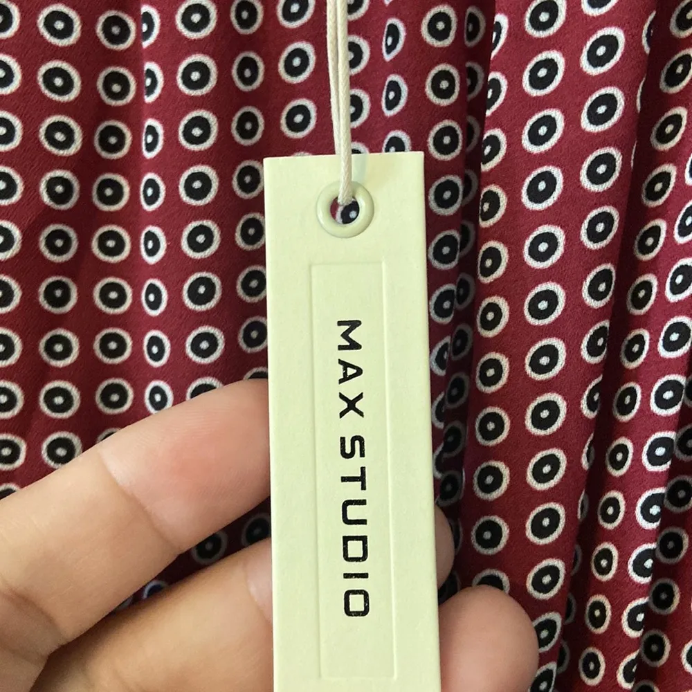 Max Studio  Ruffled Tiered Sundress size M length 49” bust 36” long sleeves - Image 6