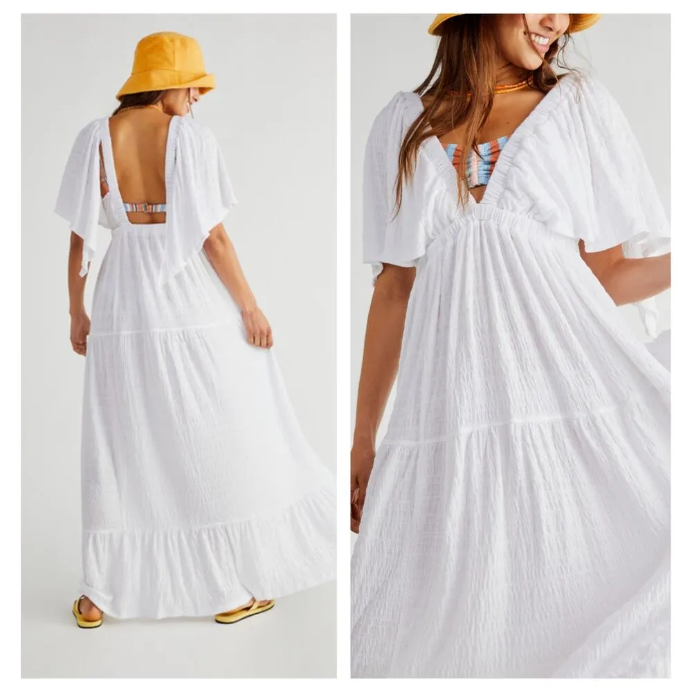 Free People  La La Maxi Dress Size Medium - Image 2