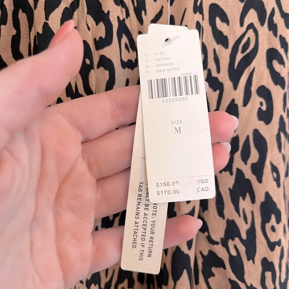 NWT Anthropologie MacKenzie Leopard Midi Dress - Image 6