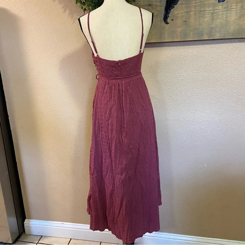 NWOT Lulus Cue the Cuteness Mauve Purple Twist-Front Midi Dress - Image 8