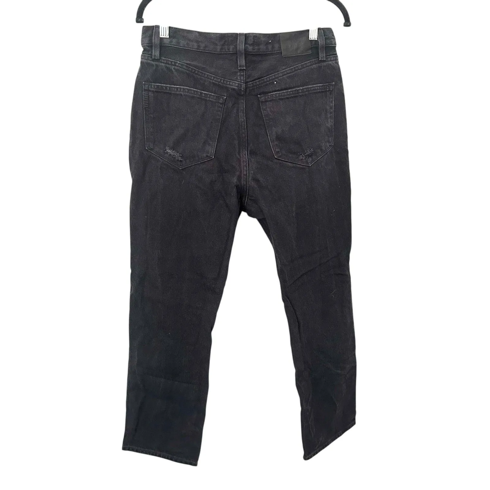 CITIZENS OF HUMANITY Emerson Slim Boyfriend Denim Black Sz 28 - Image 3