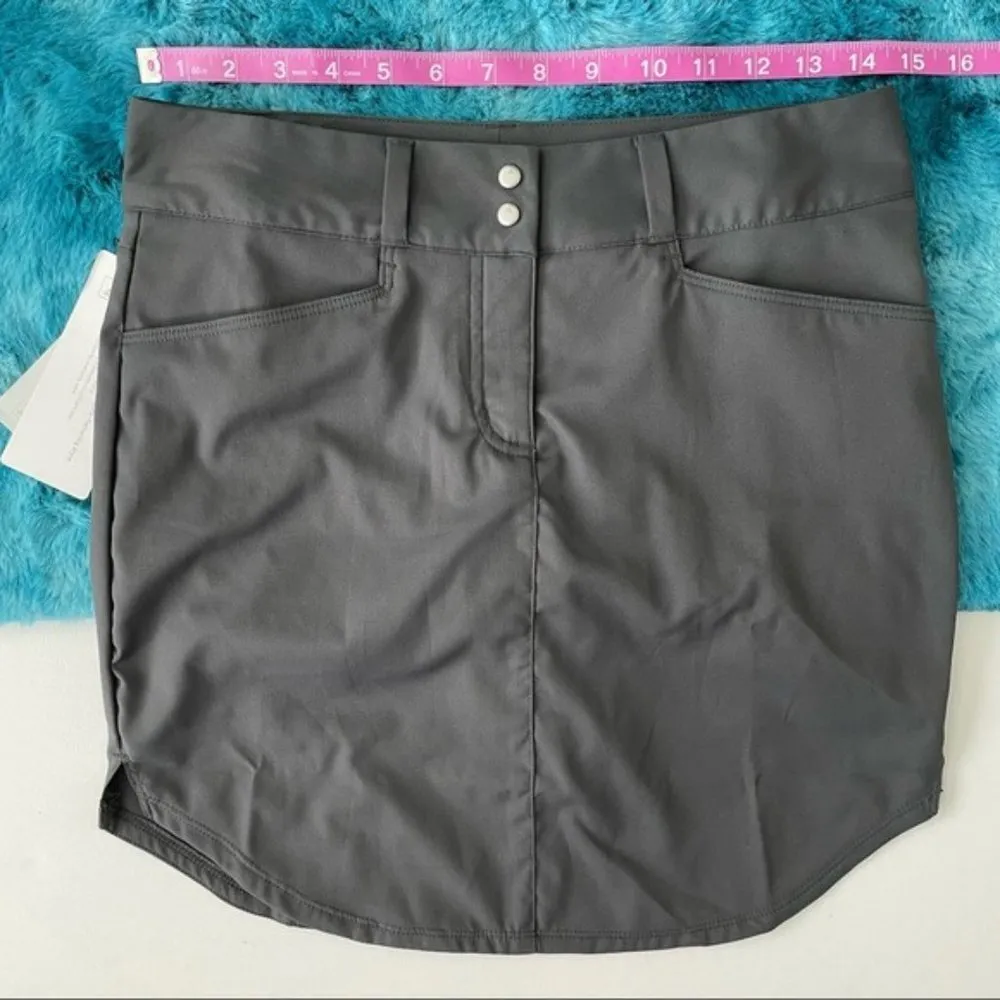 adidas Women's Essential 3-Stripe Golf Skort Size 2 - Image 9