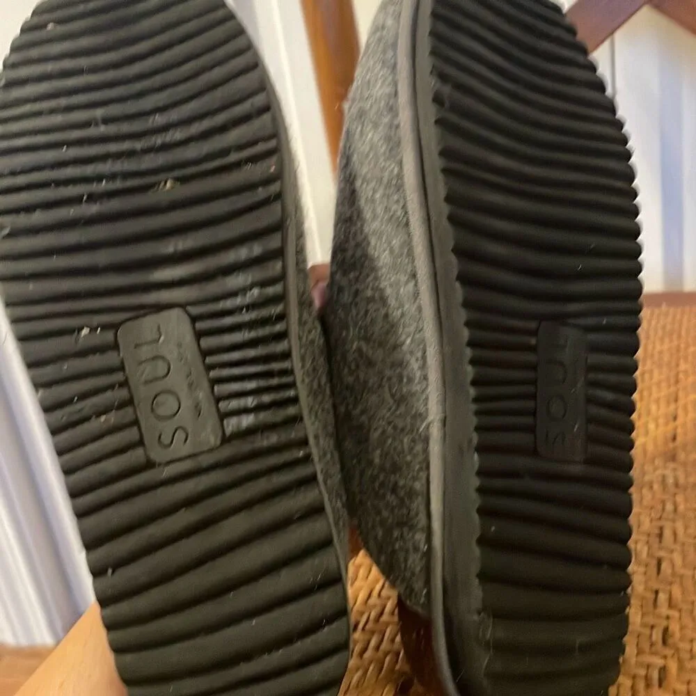 Soul Naturalizer Amelia grey felt slipper clogs size 36/5.5 - Image 7