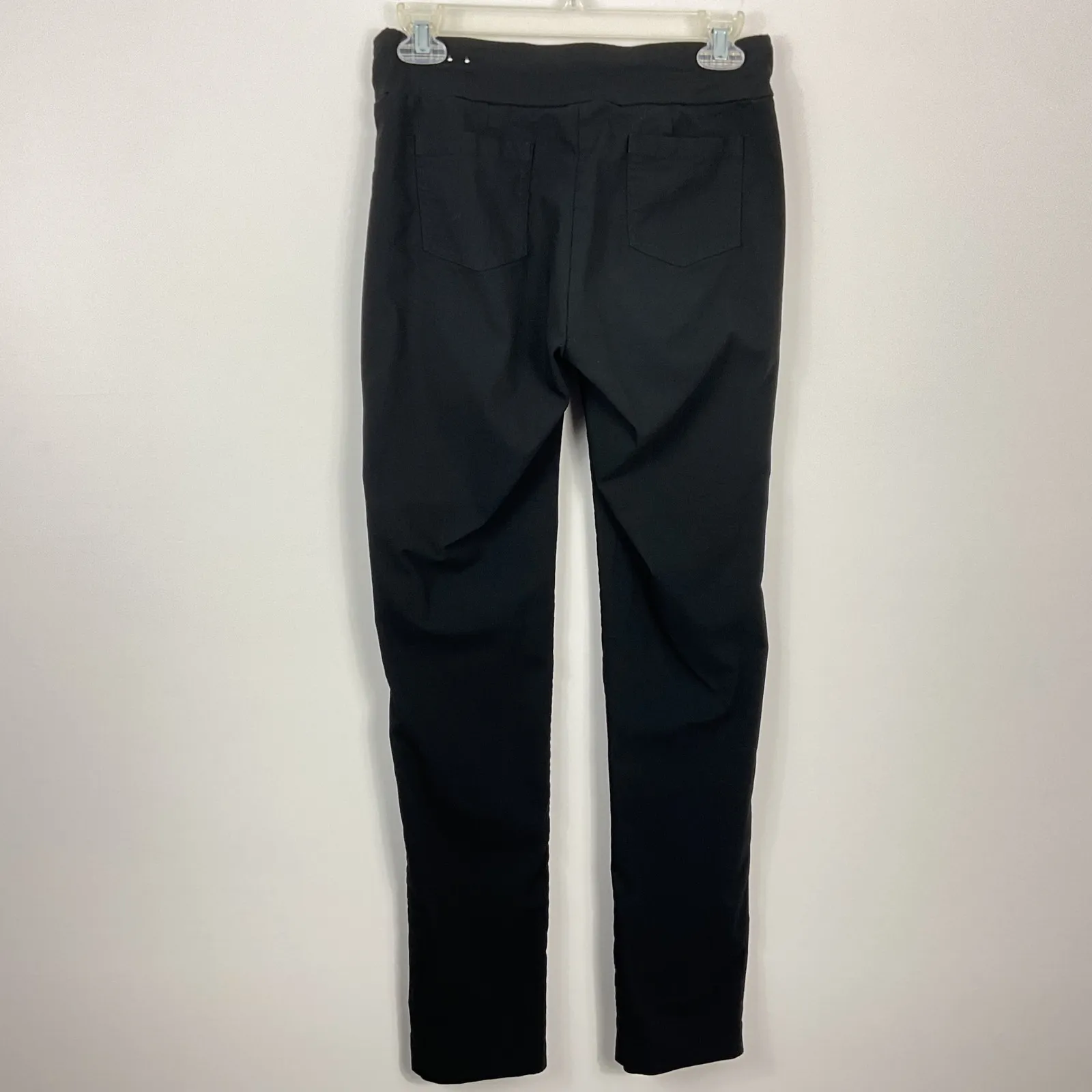 J.McLaughlin Black Pull On Ponte Knit Straight Leg Pants Women's Size 4 - Image 3