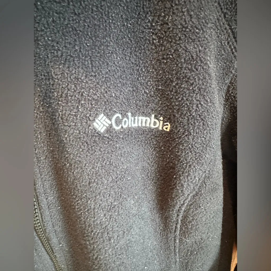 Columbia Omni Heat Fleece Zip Up Women’s Medium Black Jacket - Image 2
