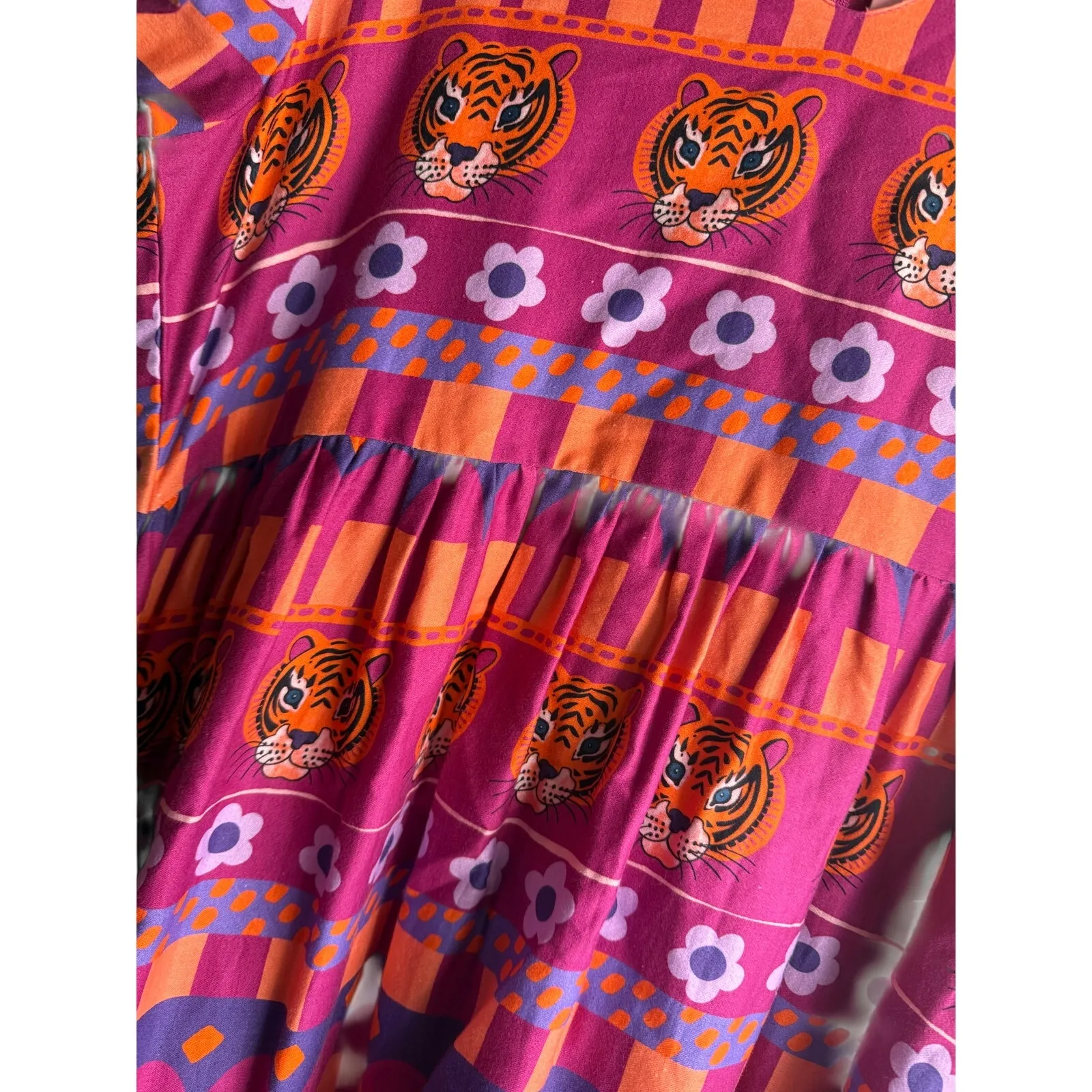 BRITON COURT NEW WITH TAGS DRESS SIZE LARGE MADE IN INDIA CLEMSON GAME DAY - Image 10