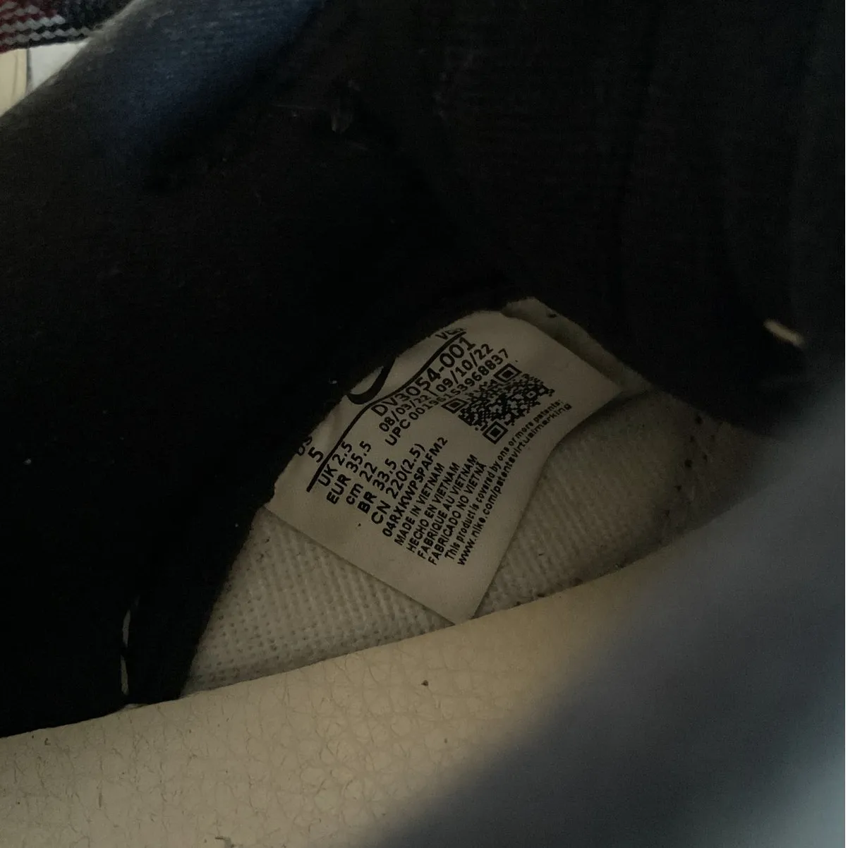 Nike Dunk Low Black Sail Suede Leather Sneakers Women’s 5 Youth 3.5 - Image 9