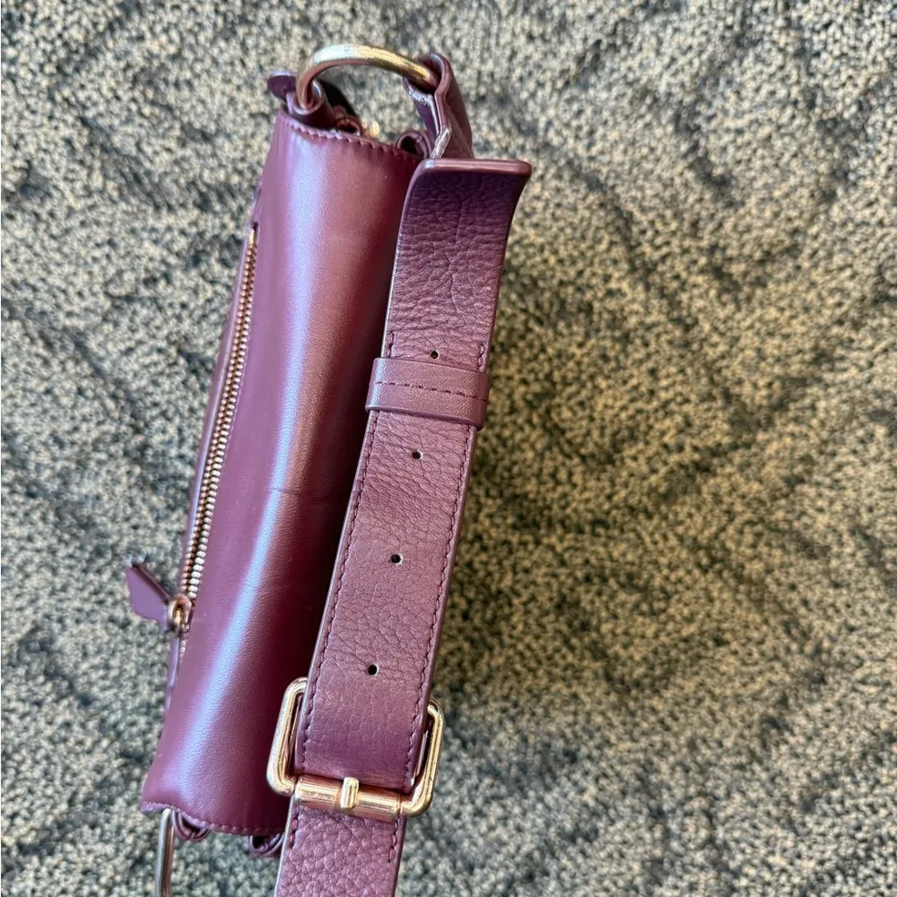 Radley London Camley Street Medium Leather Red Maroon Shoulder Handbag - Image 13