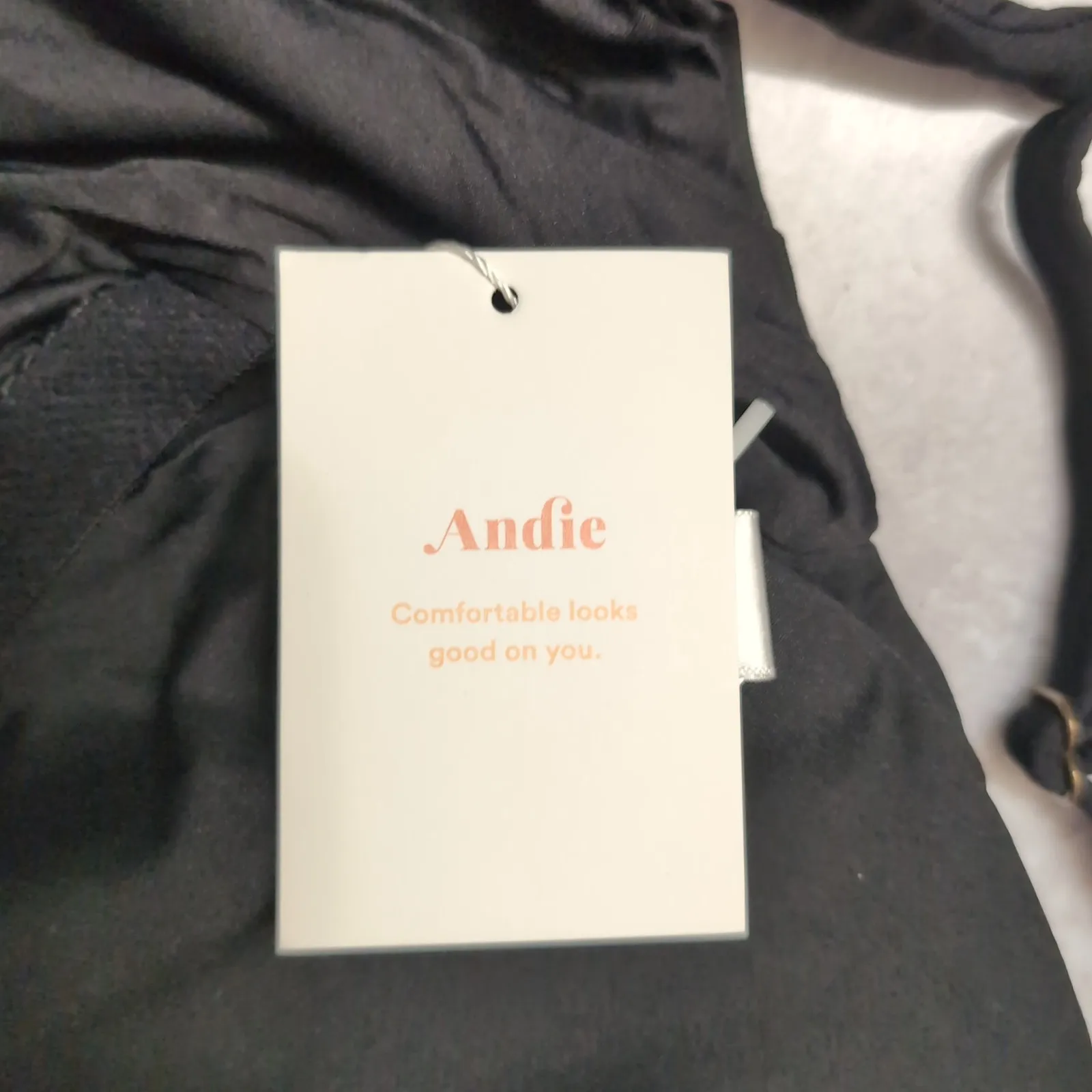 NWT Andie The Santorini Black One Piece Keyhole Cutout Adjustable Size XL - Image 13