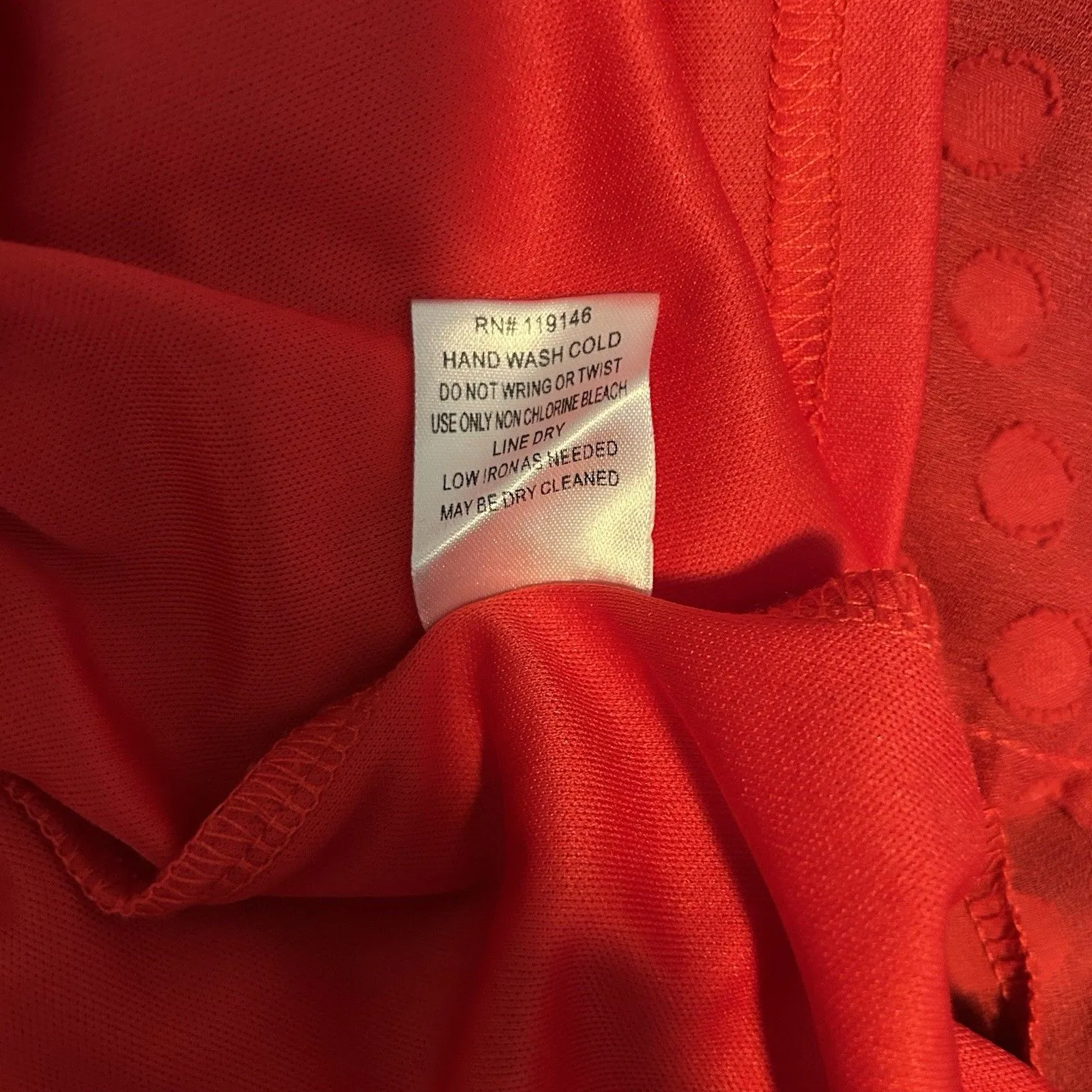 Jodifl Women's Tiered Dress Textured Lined Sheer Long Sleeve Small - Image 7