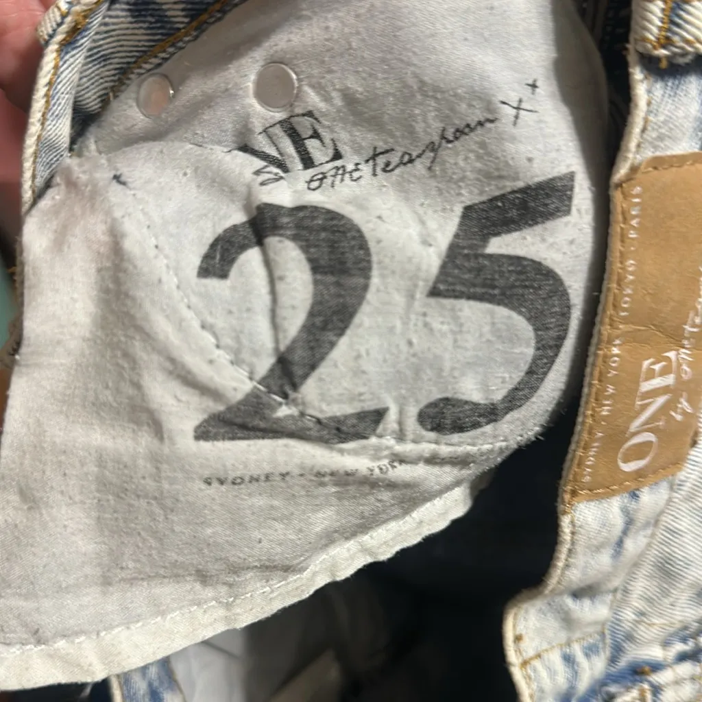 One Teaspoon One by  awesome baggies destroyed distressed denim jeans‎ Size 25 - Image 8