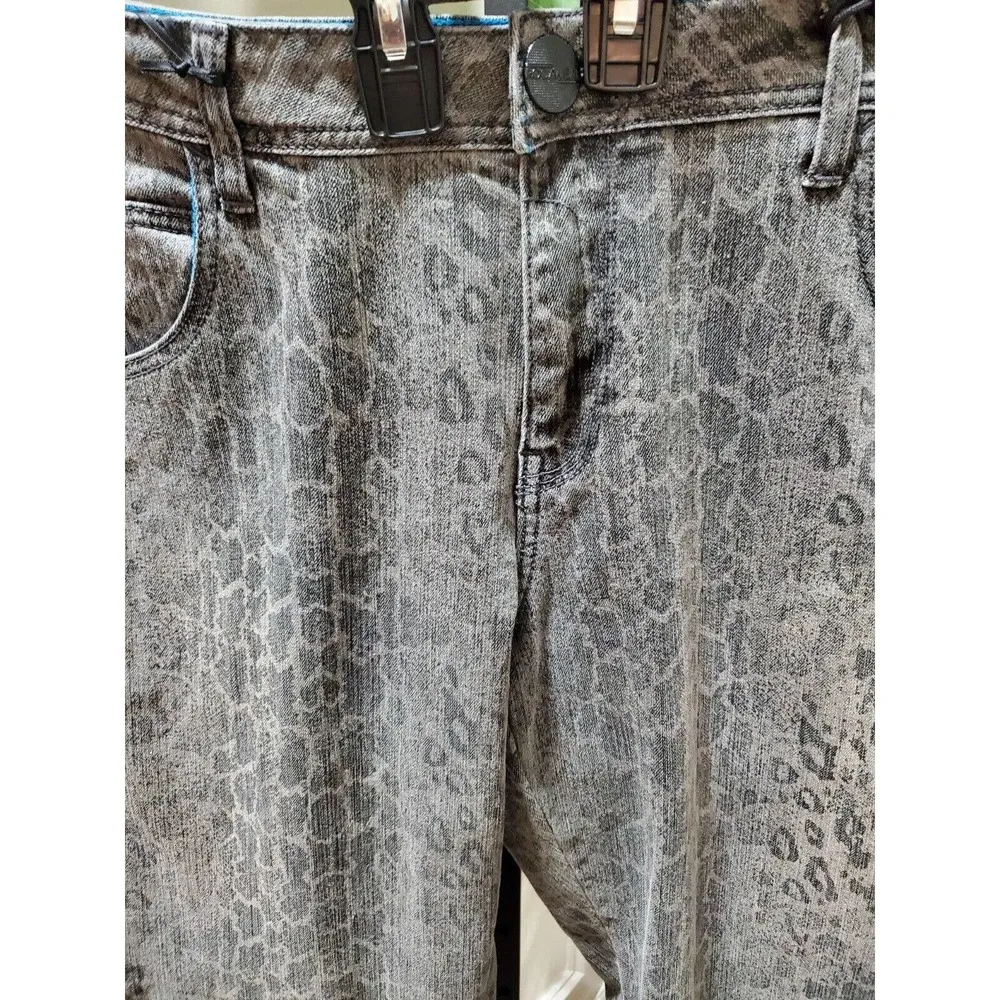 Rocawear Women's Gray Cotton Mid Rise Skinny Legs Casual Jeans Pant Size 18 - Image 4