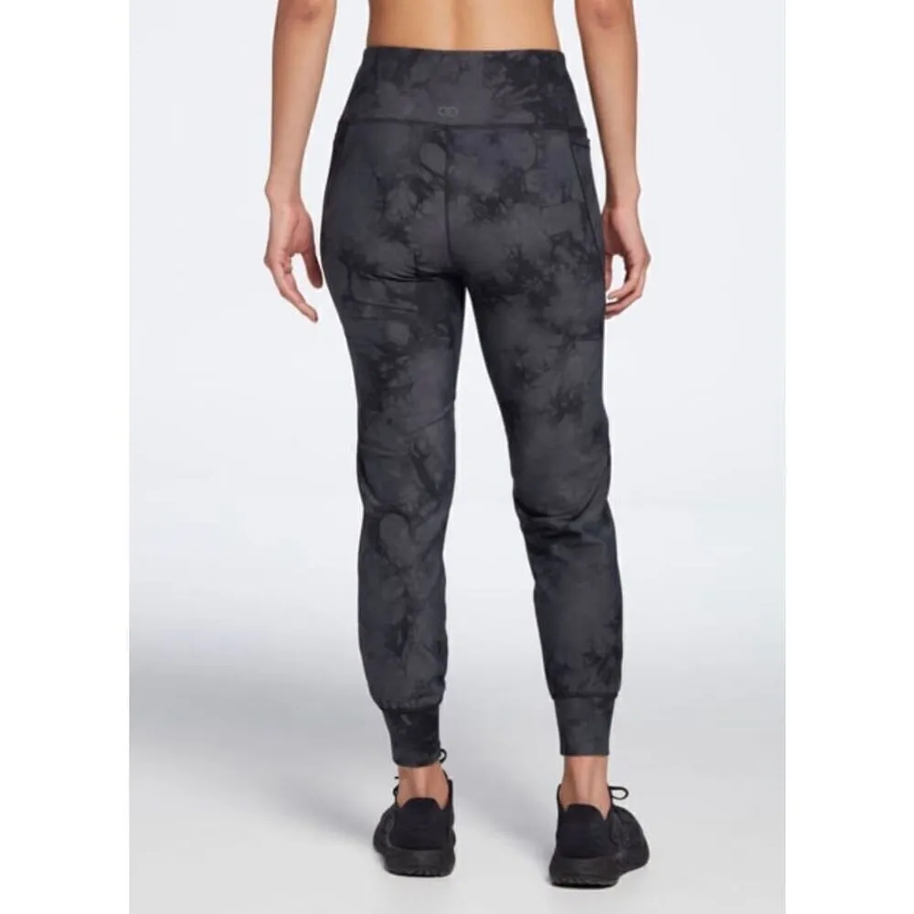 Calia By Carrie Underwood Core Energize Jogger Pants Pure Black/Charcoal Tie Dye Black Size M - Image 2